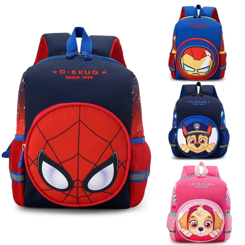 Barnryggsäckar – Paw Patrol, Spider-Man & Iron Man